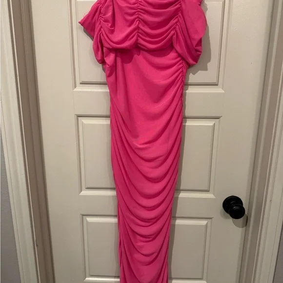 UPTOWN USA Strapless Hot Pink Dress - Medium 🩷🩷 - Picture 3 of 6